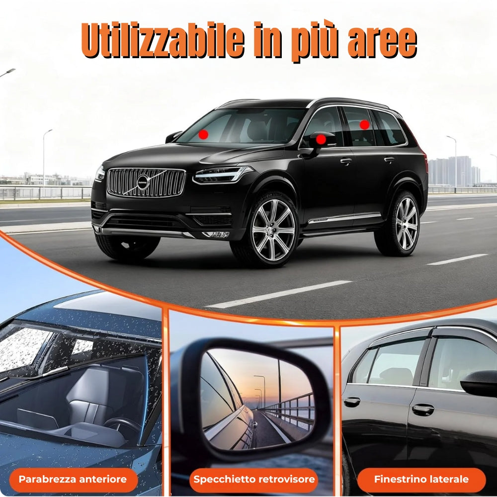 OGAS – Trattamento Vetri Auto Anti-Appannamento e Idrorepellente